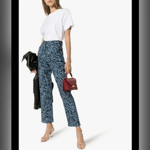 Miaou Junior Blue Zebra print Jeans size 28